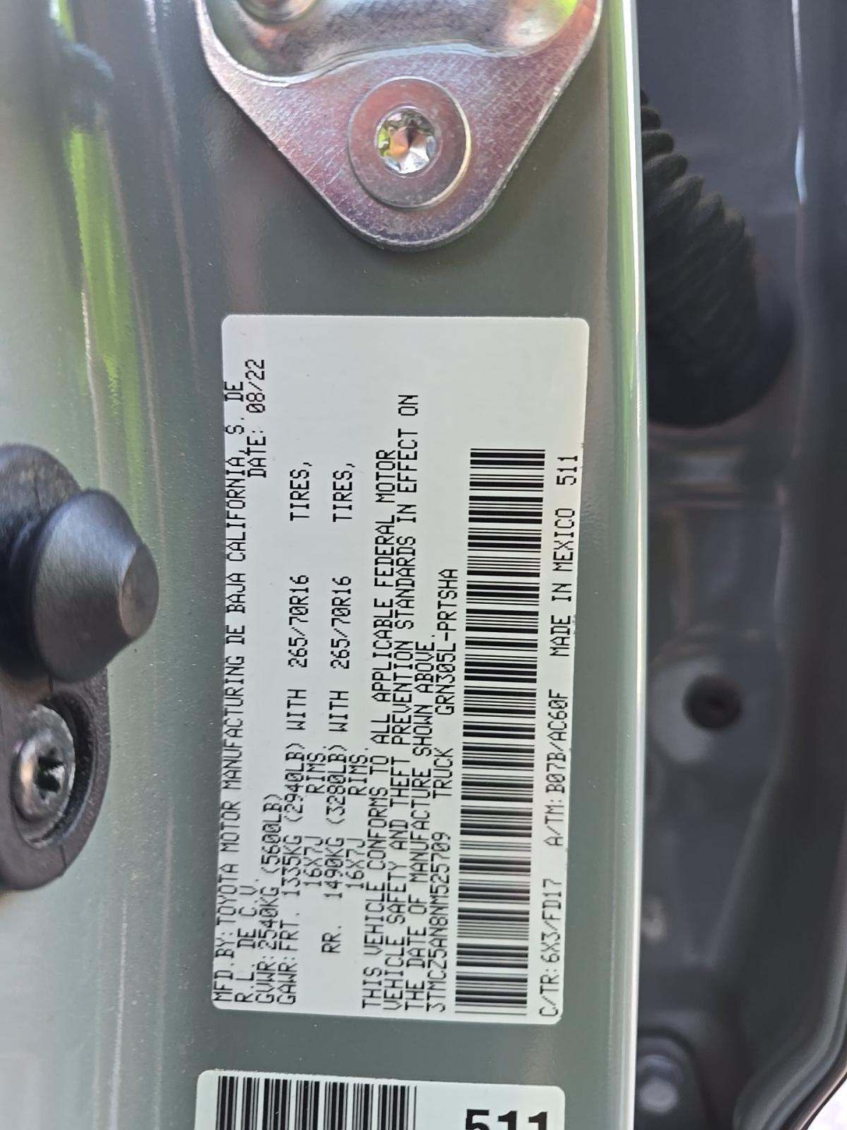 2022 Toyota Tacoma TRD Off-Road AWD