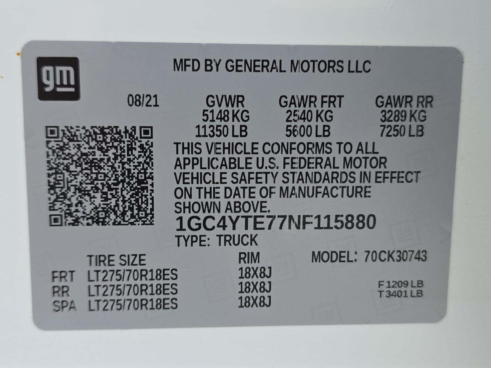 2022 Chevrolet Silverado 3500HD LT AWD