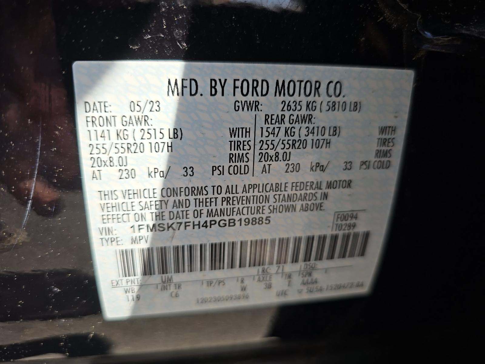 2023 Ford Explorer Limited RWD