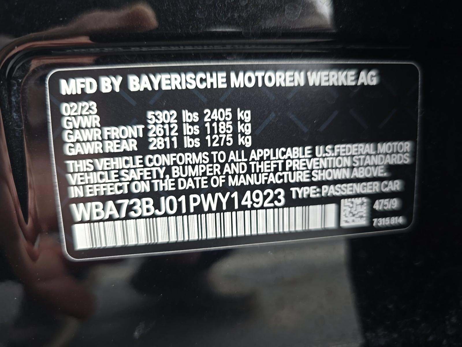 2023 BMW 5 Series 540i xDrive AWD