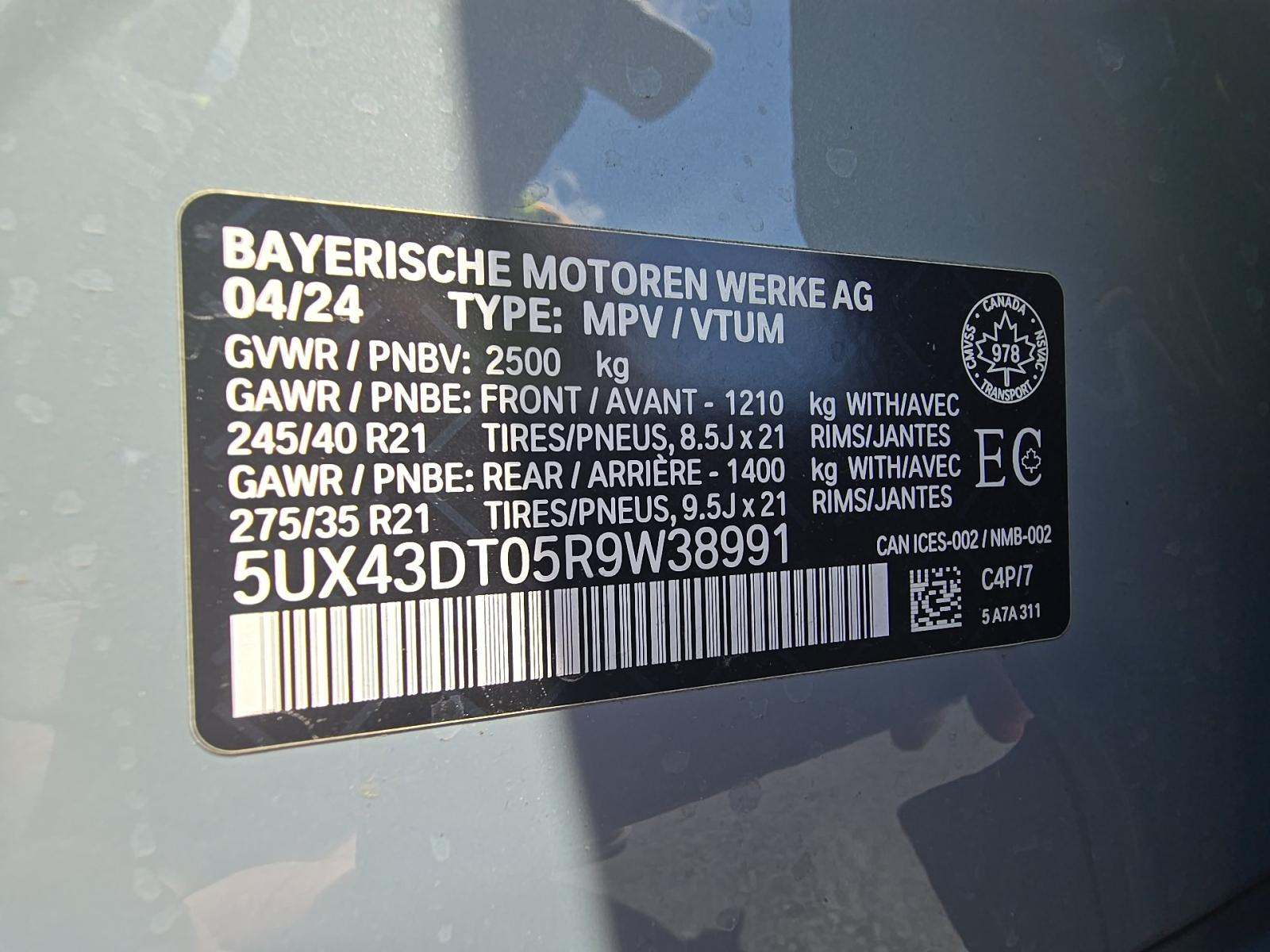 2024 BMW X4 M40i xDrive AWD