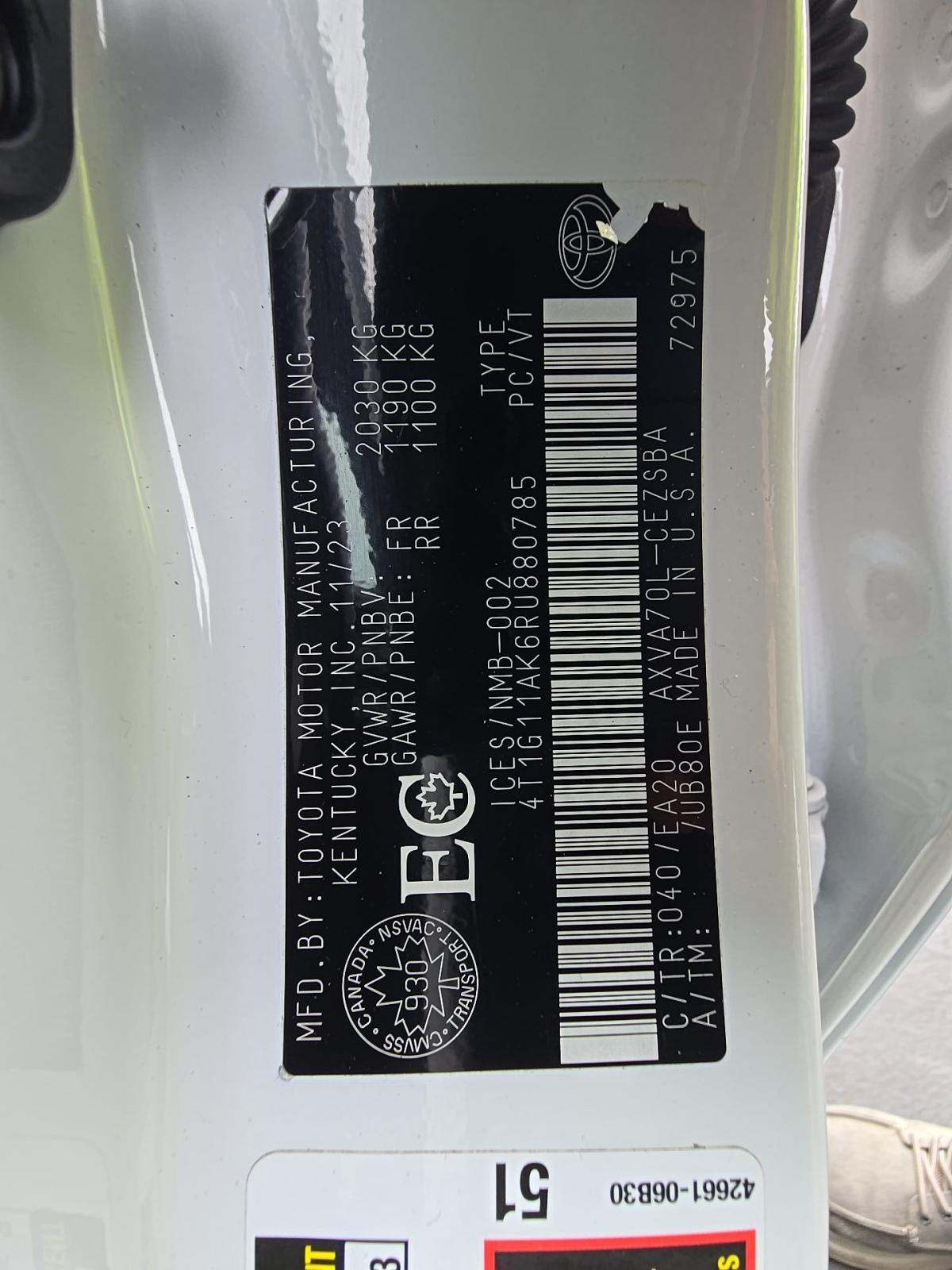 2024 Toyota Camry SE FWD