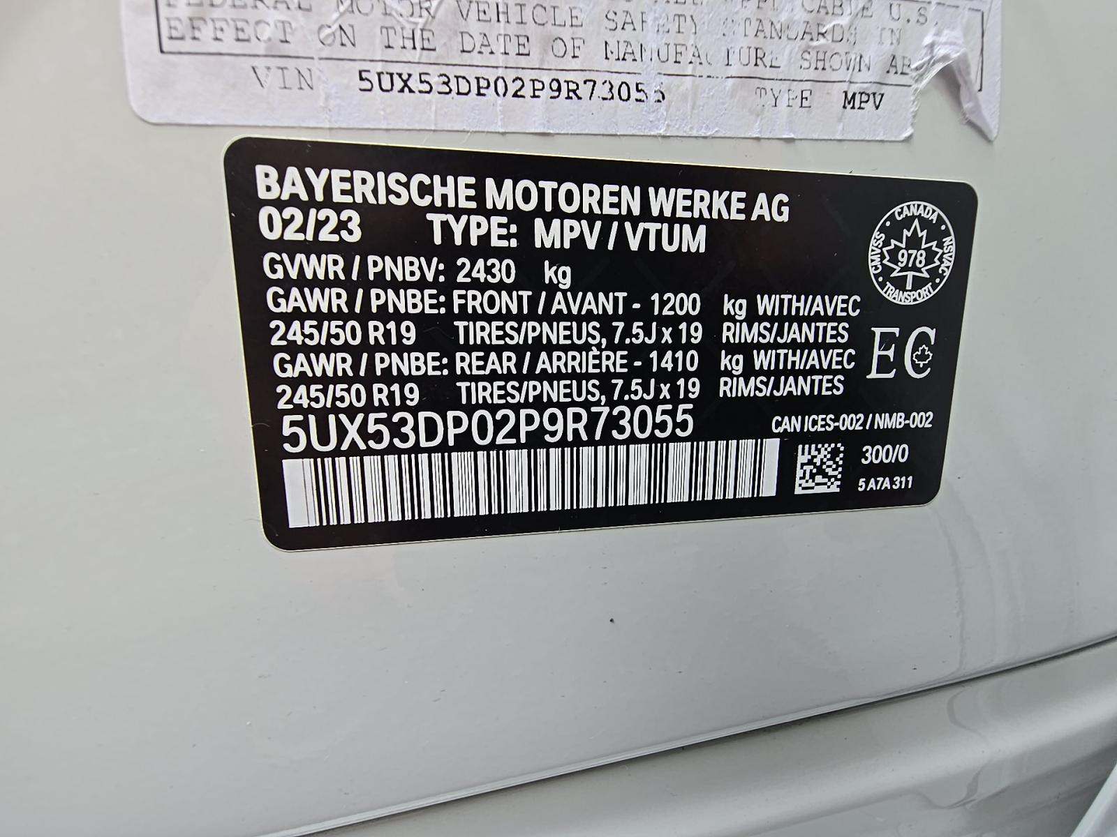 2023 BMW X3 xDrive30i AWD