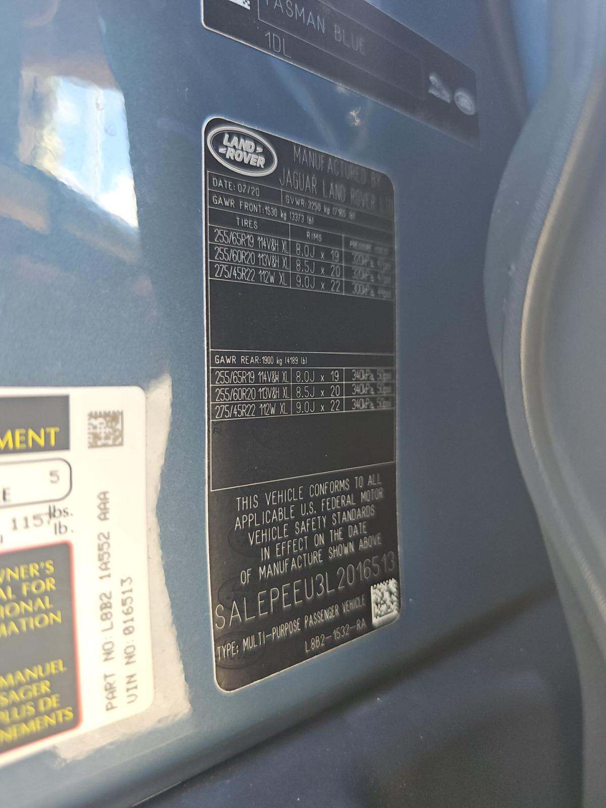 2020 Land Rover Defender 110 SE AWD