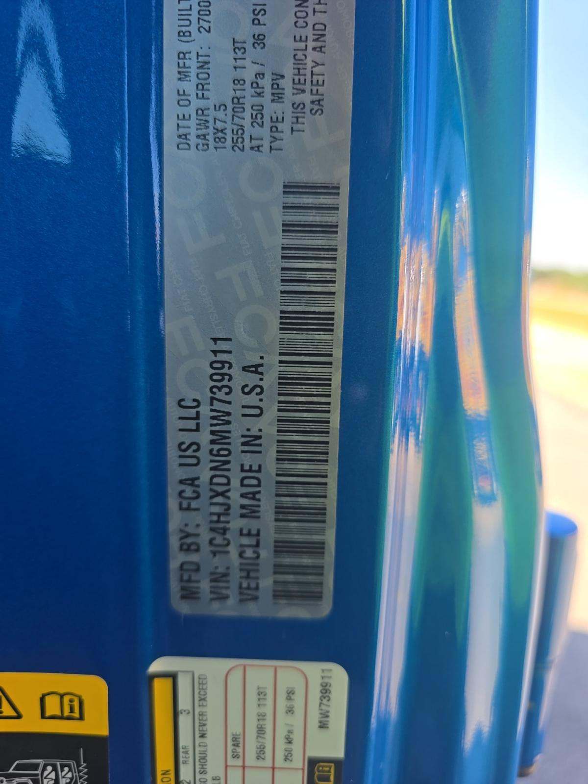 2021 Jeep Wrangler Unlimited Sport 80th Anniversary AWD