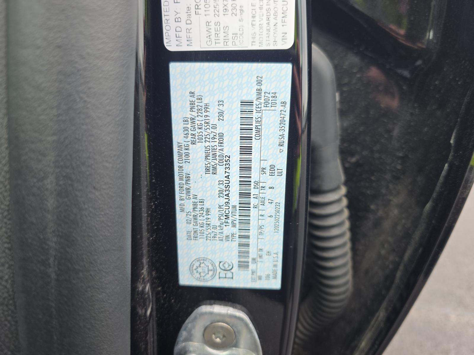 2025 Ford Escape Platinum AWD