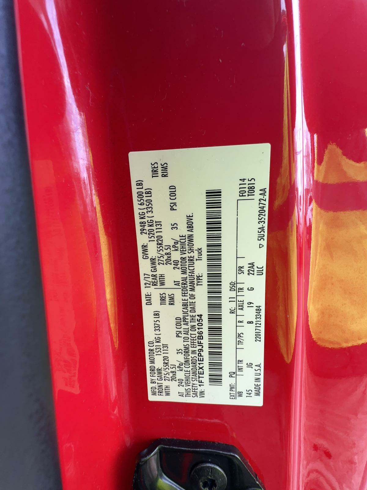 2018 Ford F-150 XL AWD