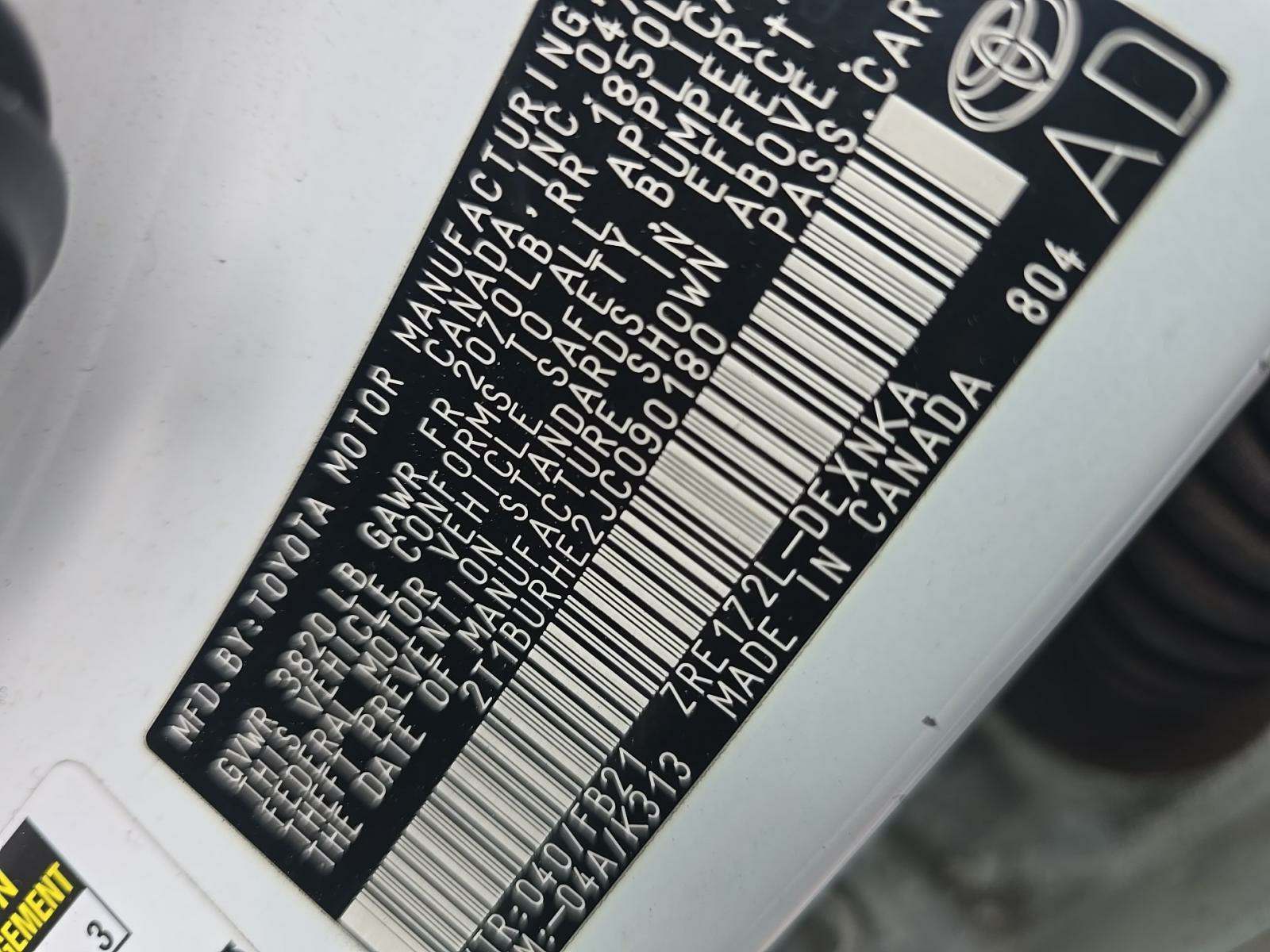 2018 Toyota Corolla LE FWD