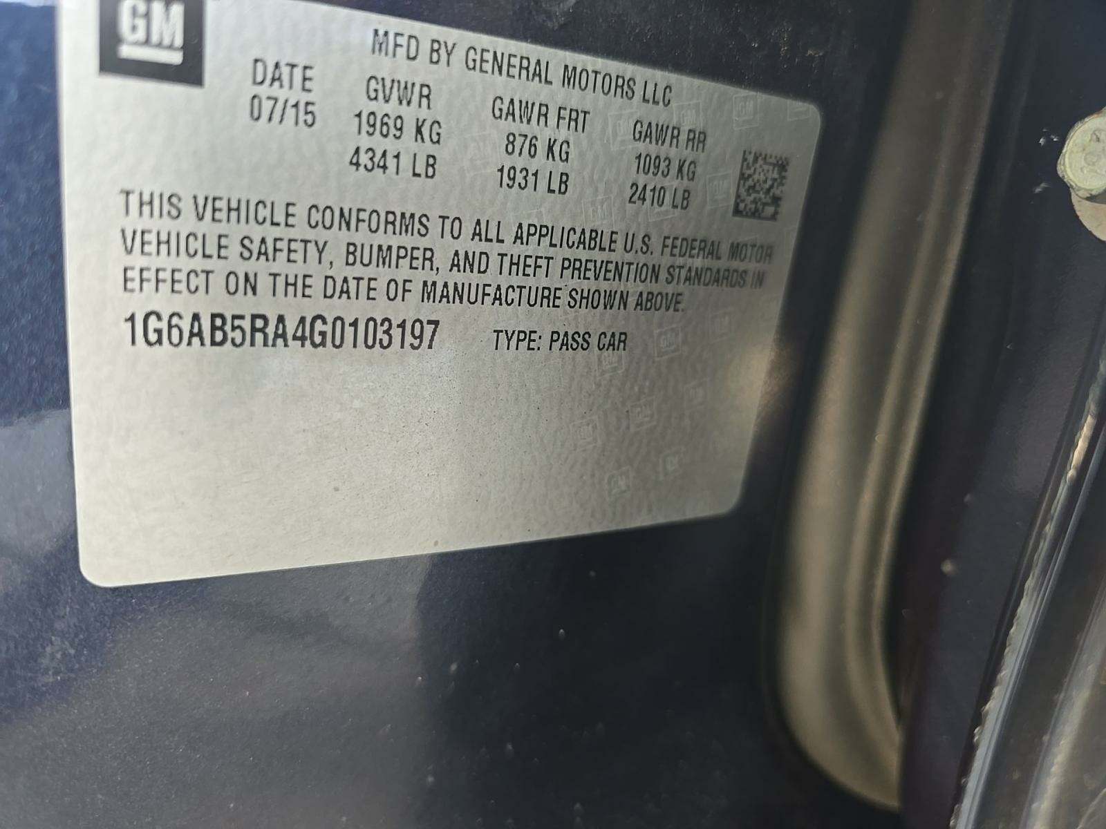 2016 Cadillac ATS Luxury RWD