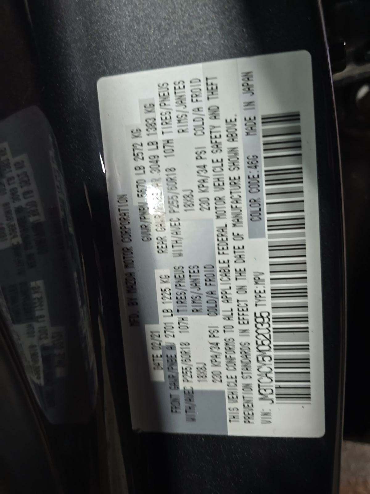 2021 MAZDA CX-9 Touring FWD