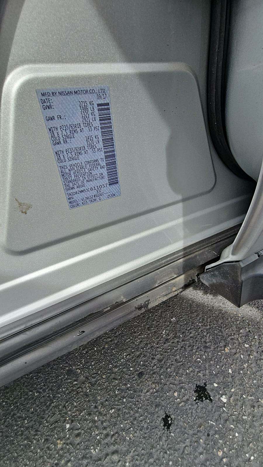 2018 Nissan Pathfinder SL AWD