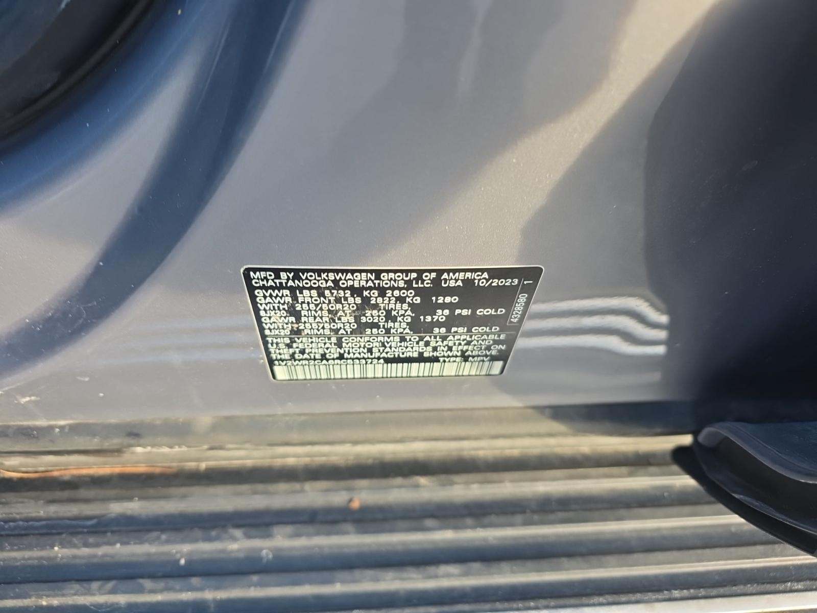 2024 Volkswagen Atlas 2.0T SE FWD