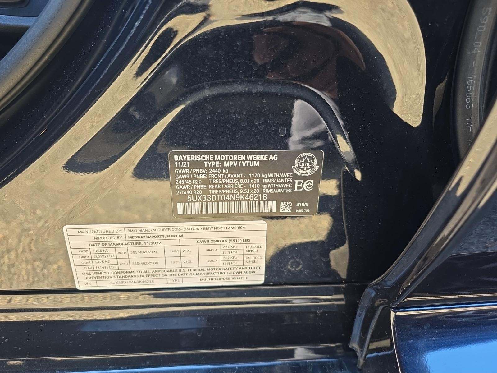 2022 BMW X4 xDrive30i AWD