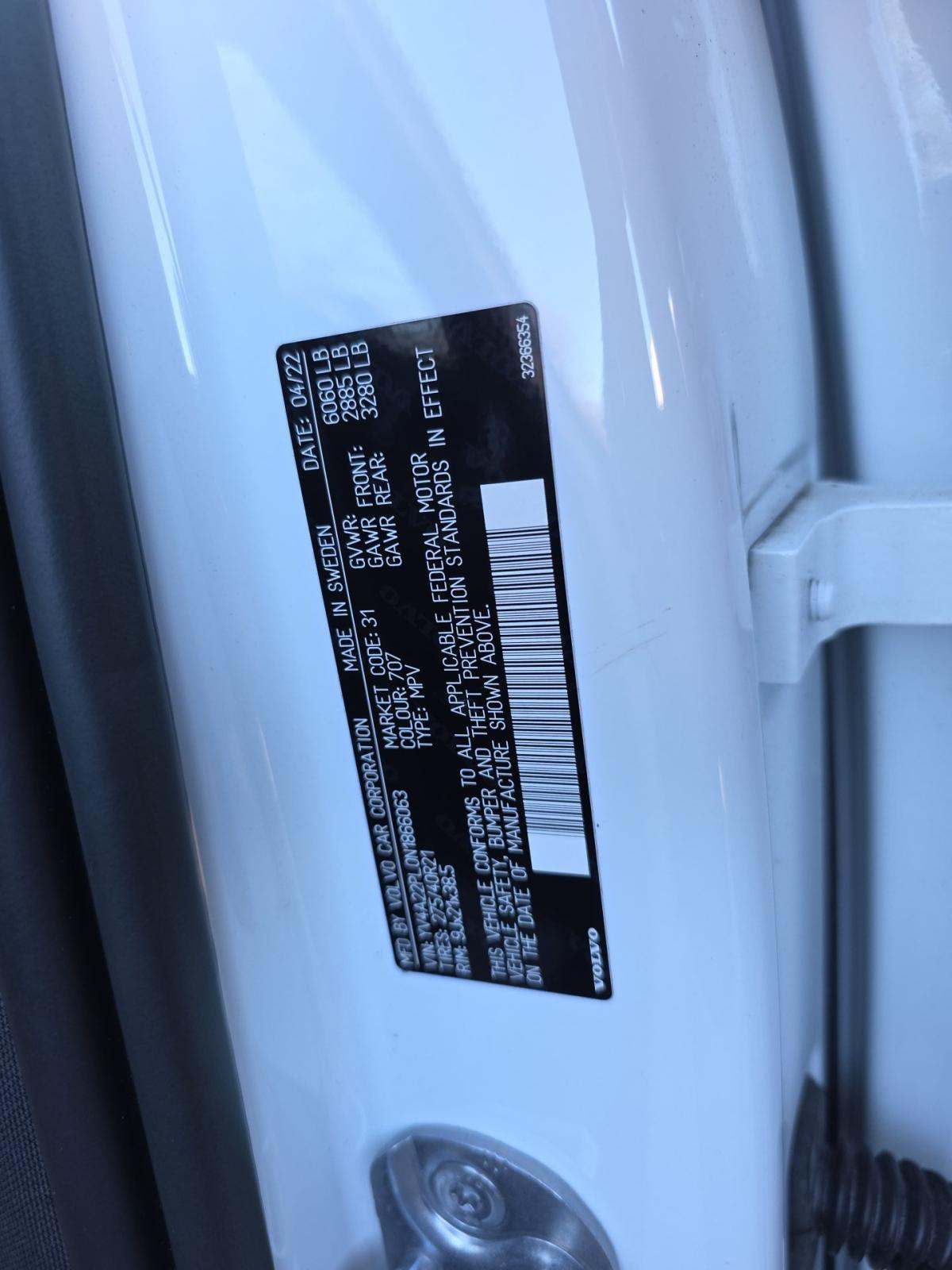 2022 Volvo XC90 T6 Inscription AWD