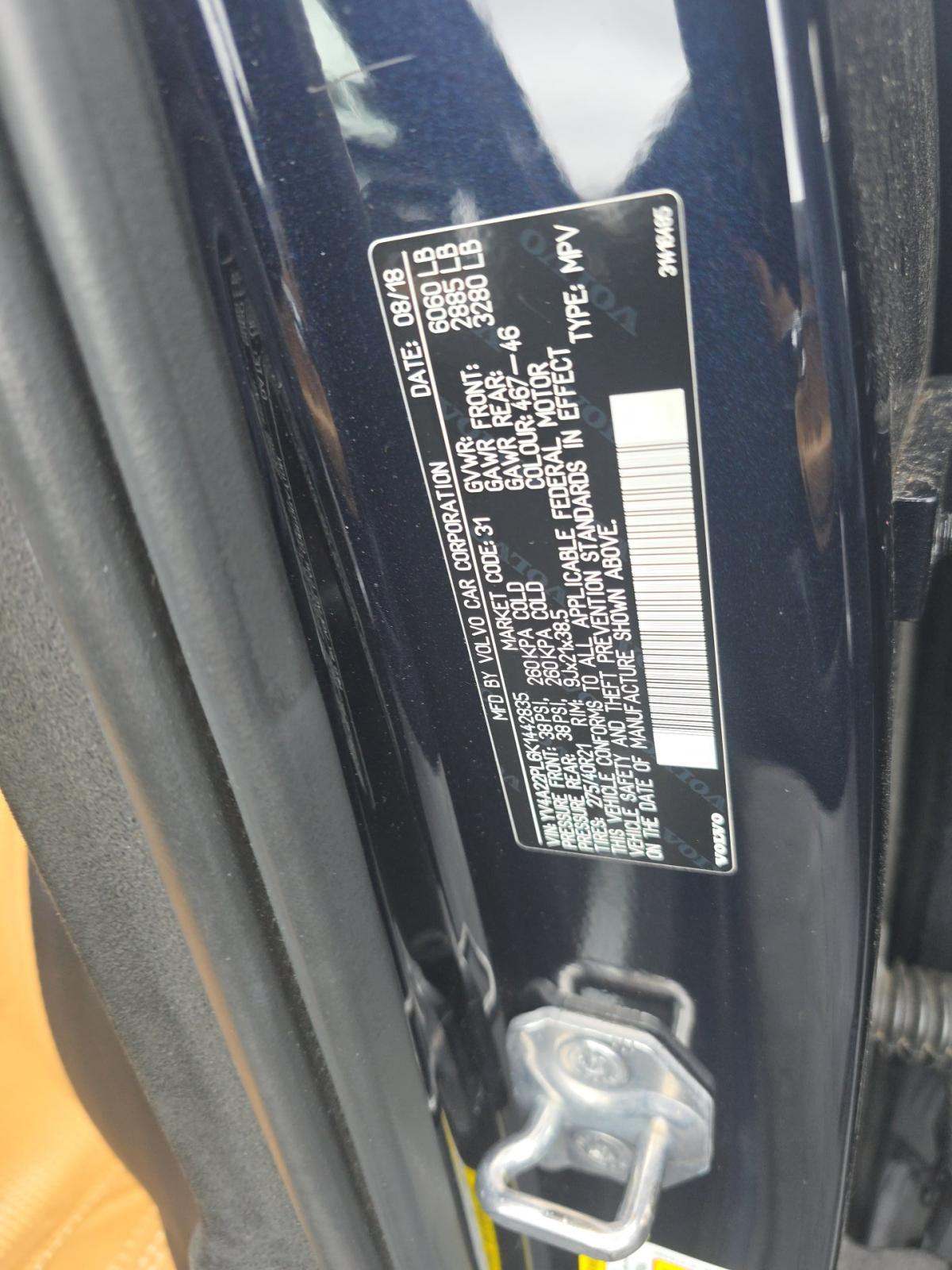 2019 Volvo XC90 T6 Inscription AWD