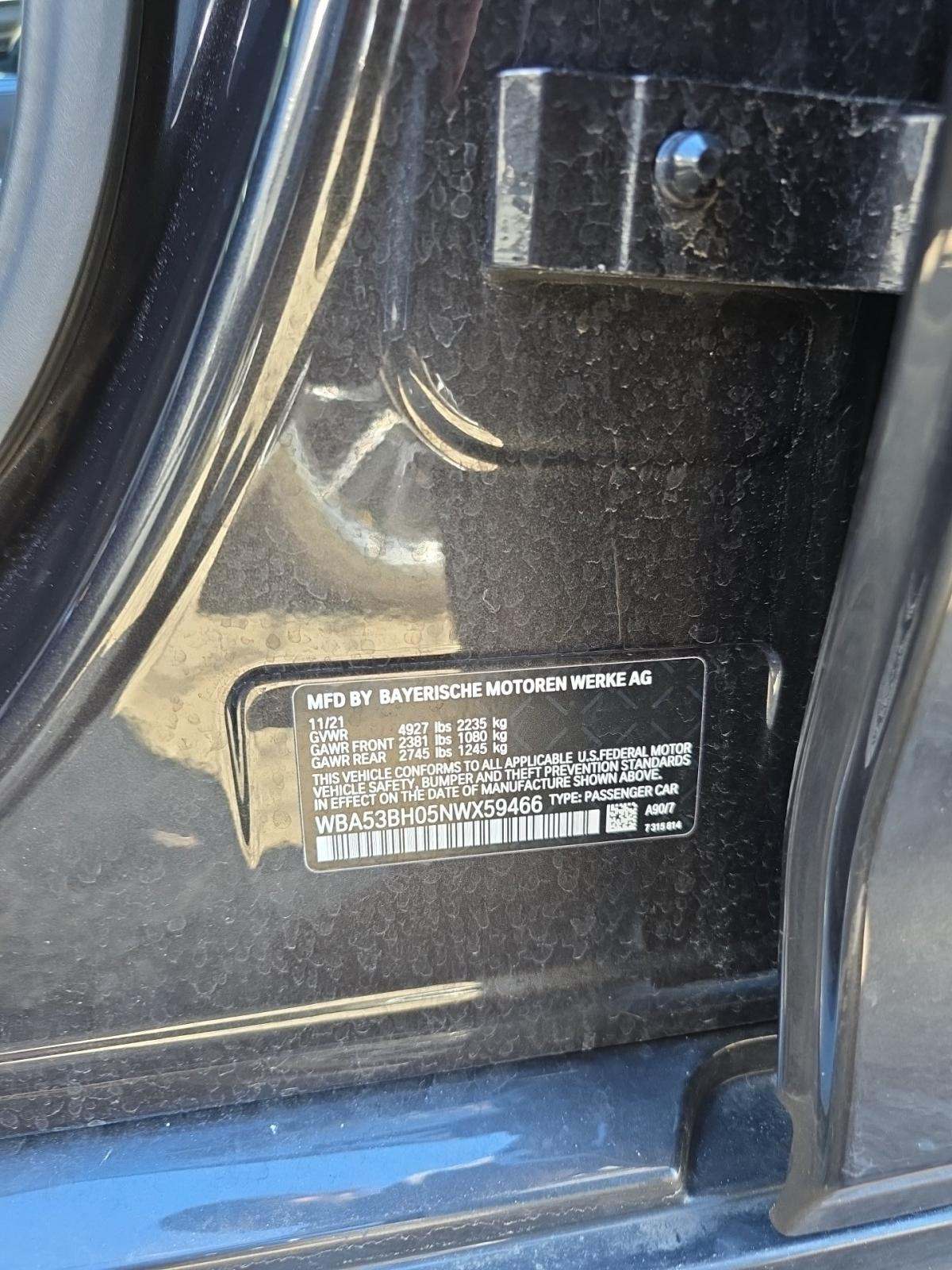 2022 BMW 5 Series 530i RWD