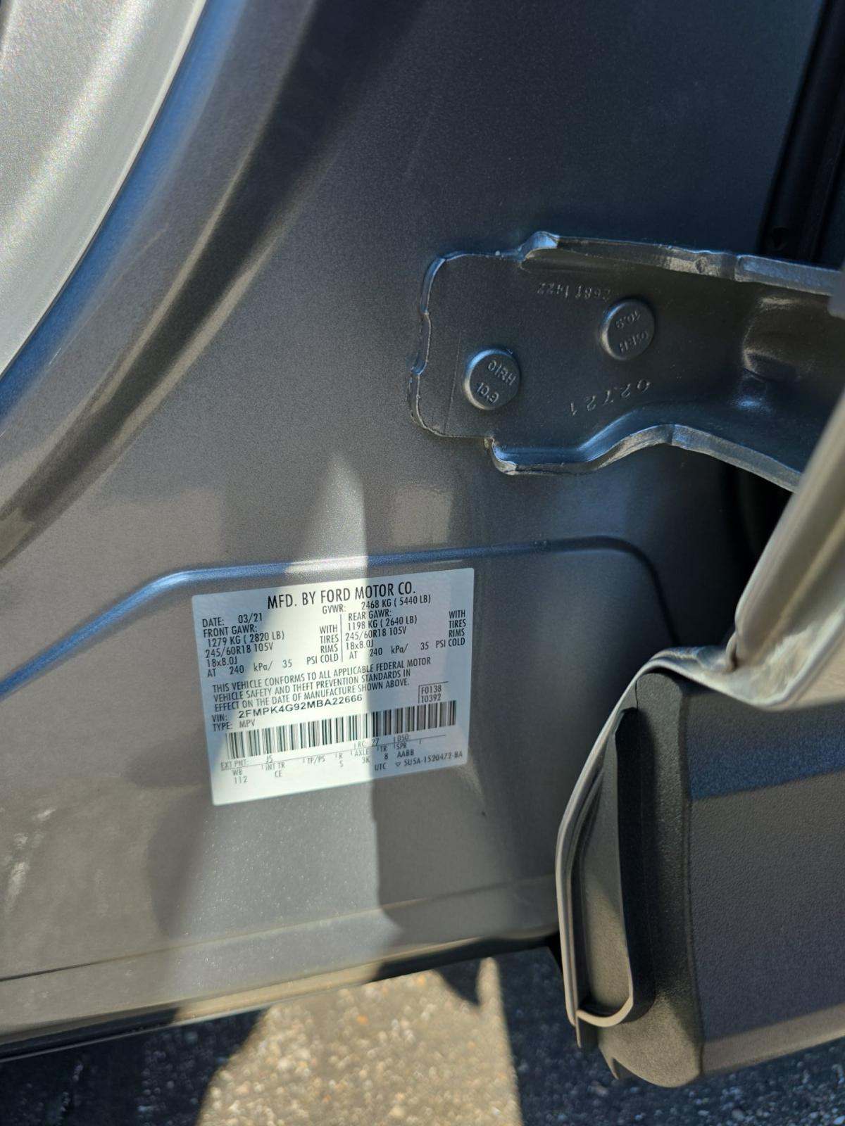 2021 Ford Edge SE AWD