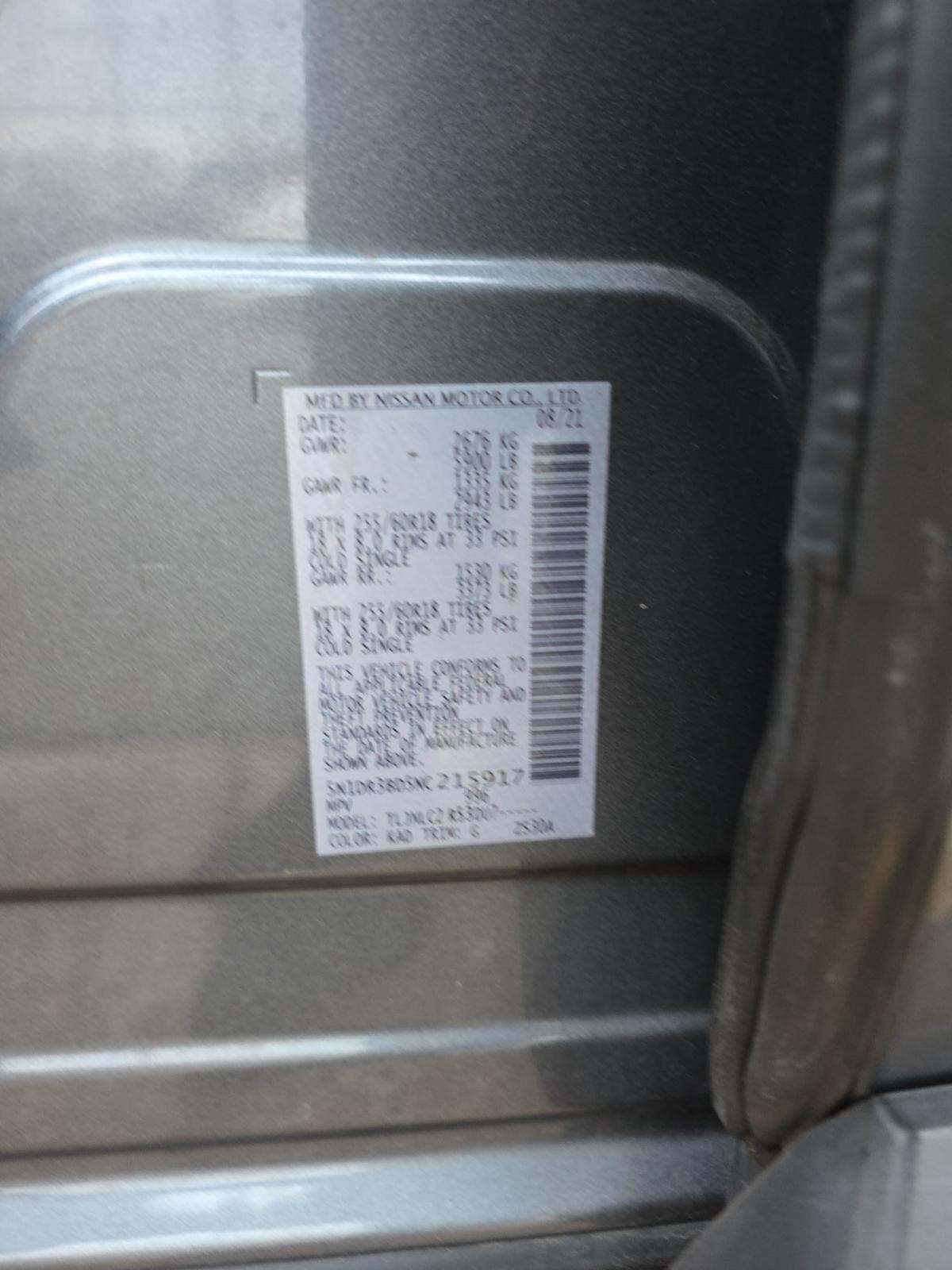 2022 Nissan Pathfinder SV AWD