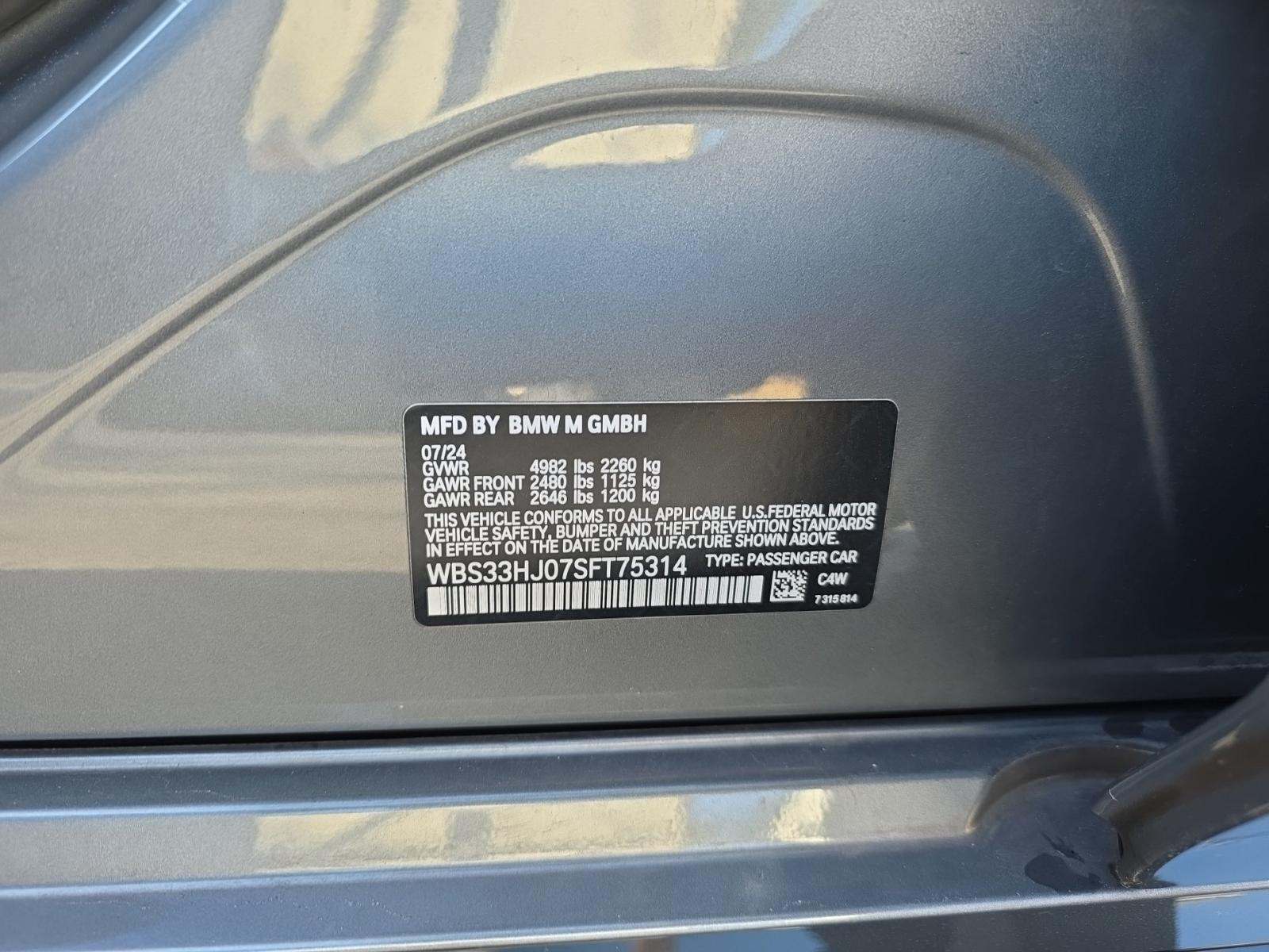 2025 BMW M3 Competition xDrive AWD