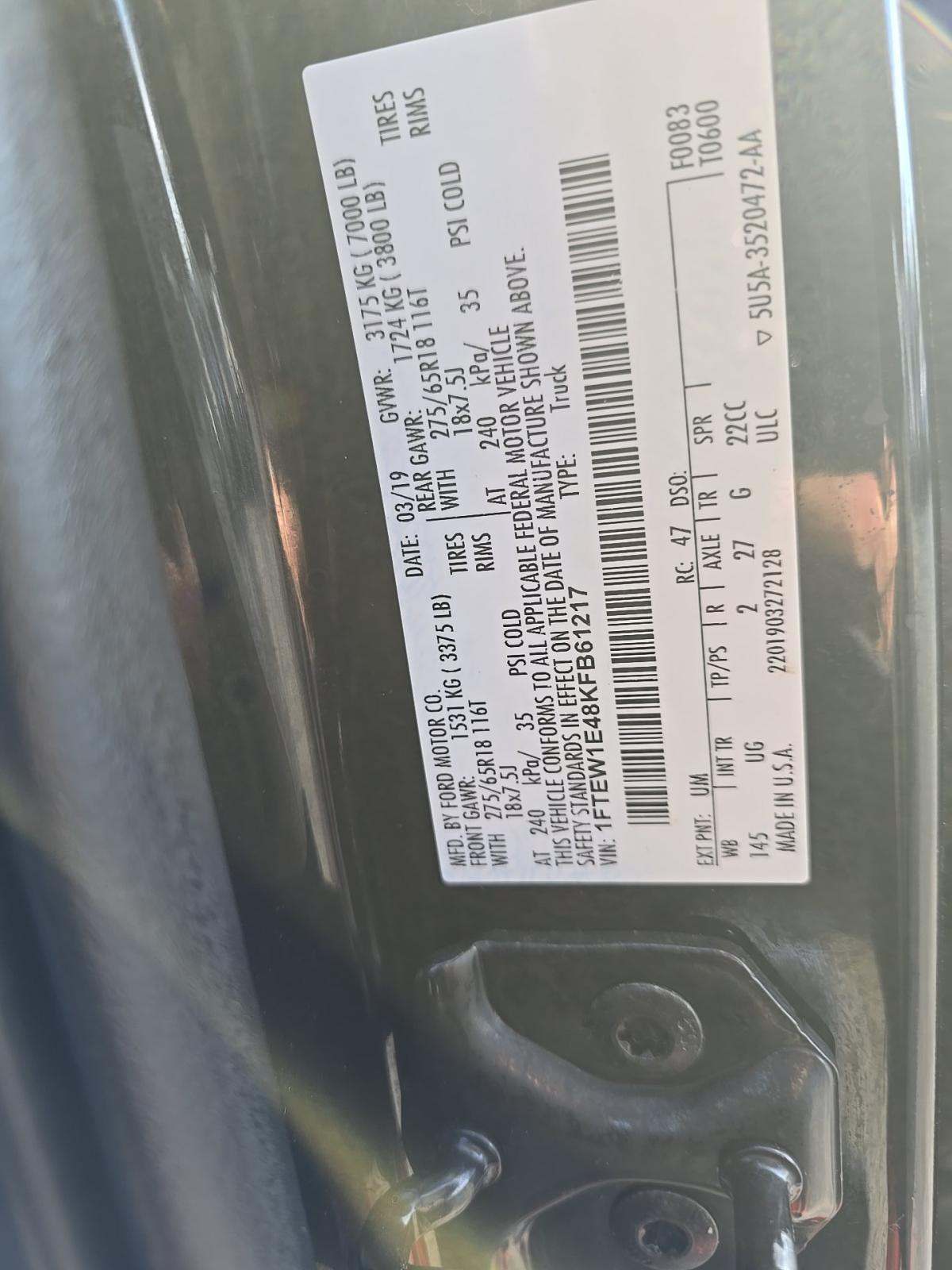 2019 Ford F-150 XLT AWD