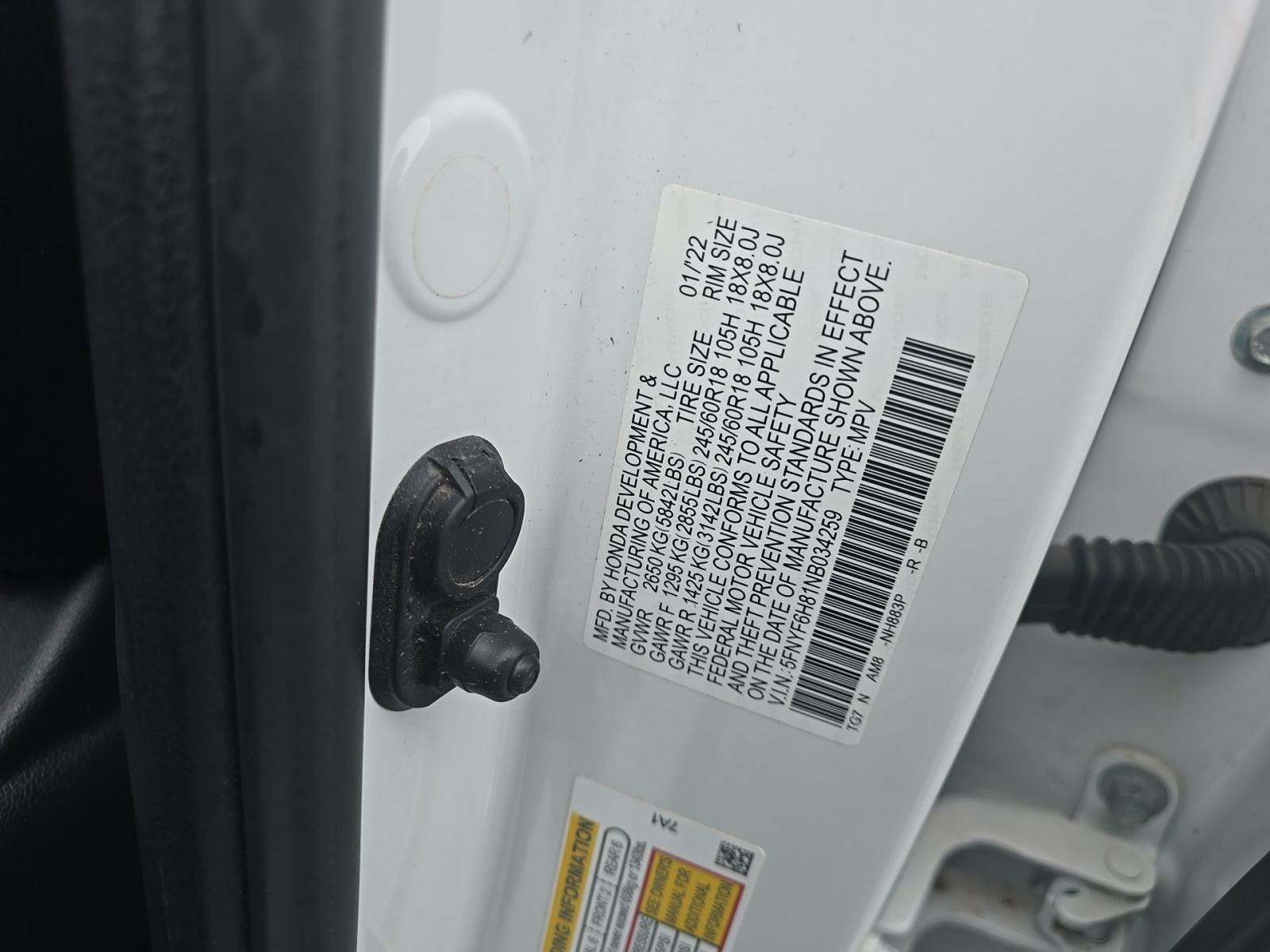 2022 Honda Pilot TrailSport AWD