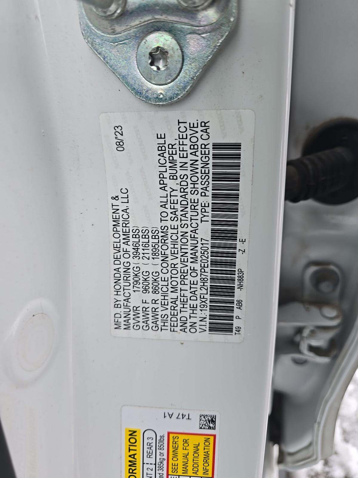 2023 Honda Civic Sport FWD