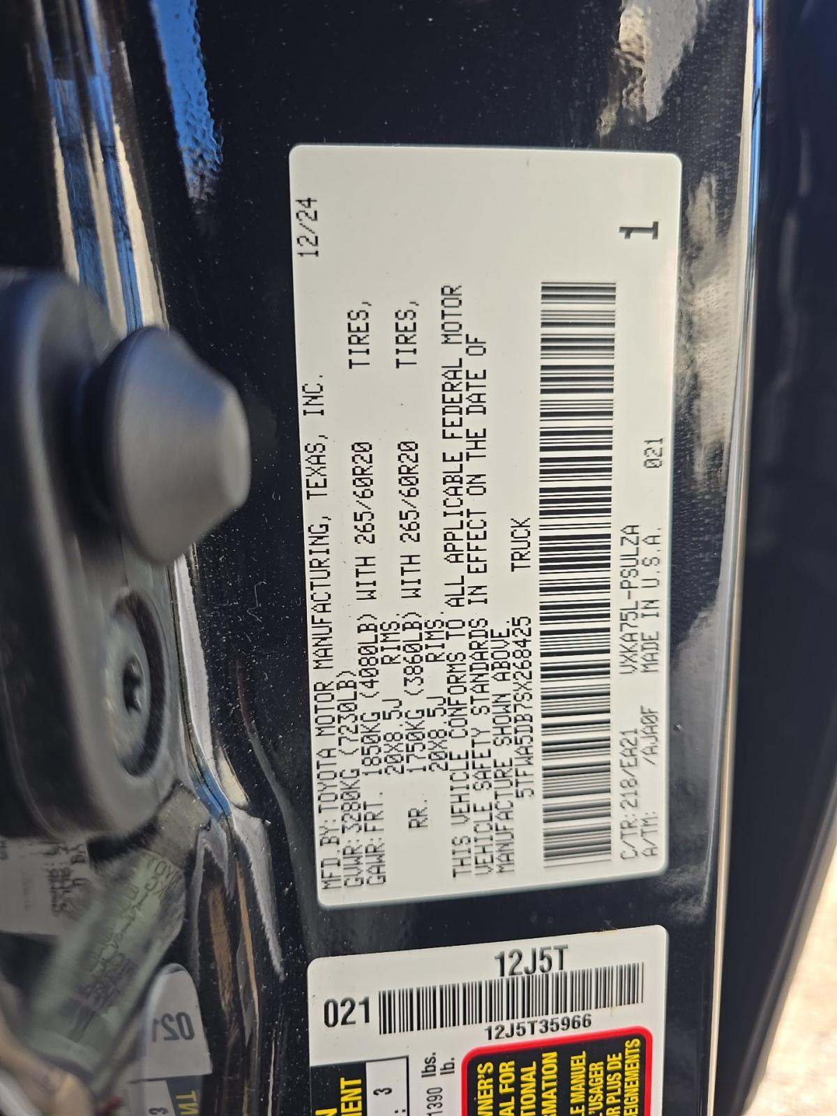 2025 Toyota Tundra Limited AWD