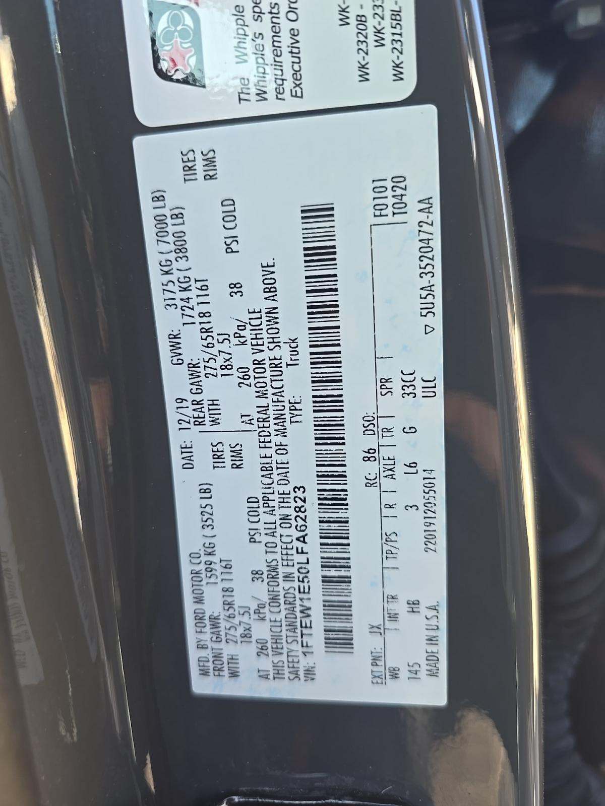 2020 Ford F-150 Lariat AWD