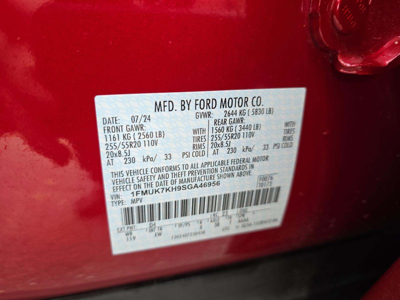 2025 Ford Explorer ST-Line RWD