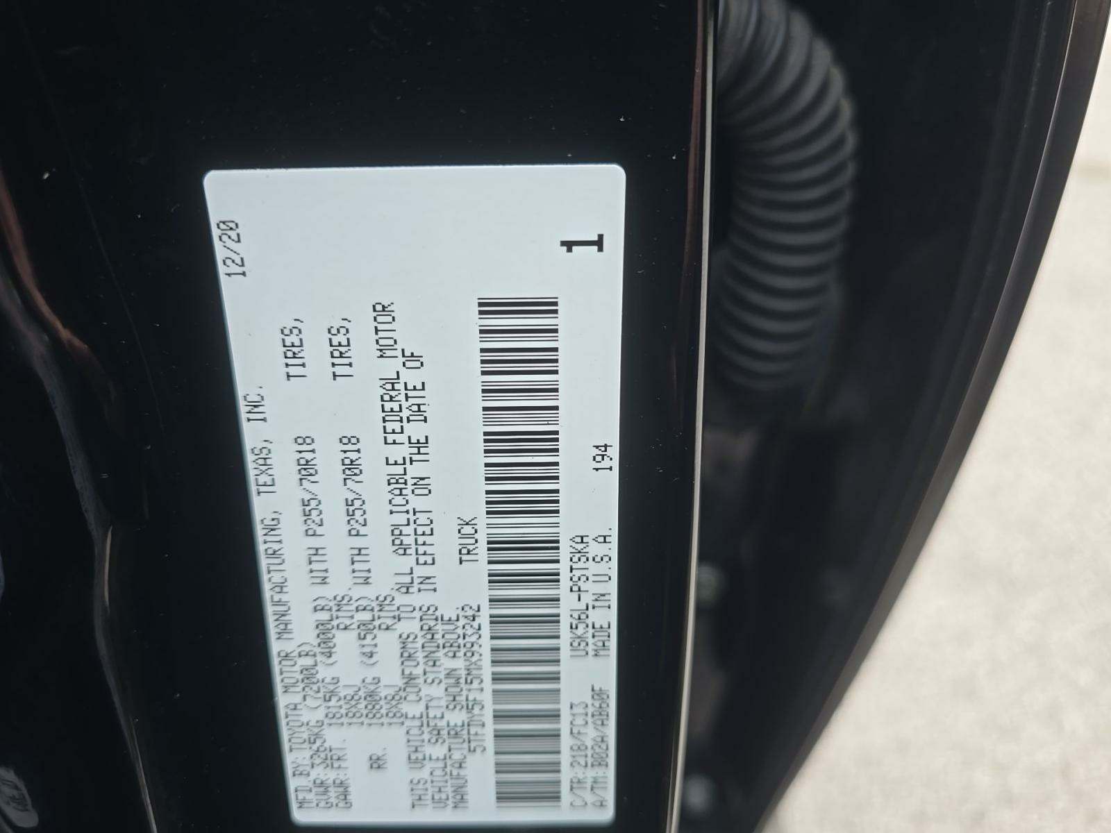 2021 Toyota Tundra SR5 AWD