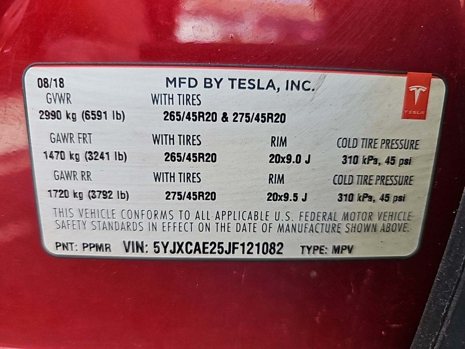 2018 Tesla Model X 75D AWD