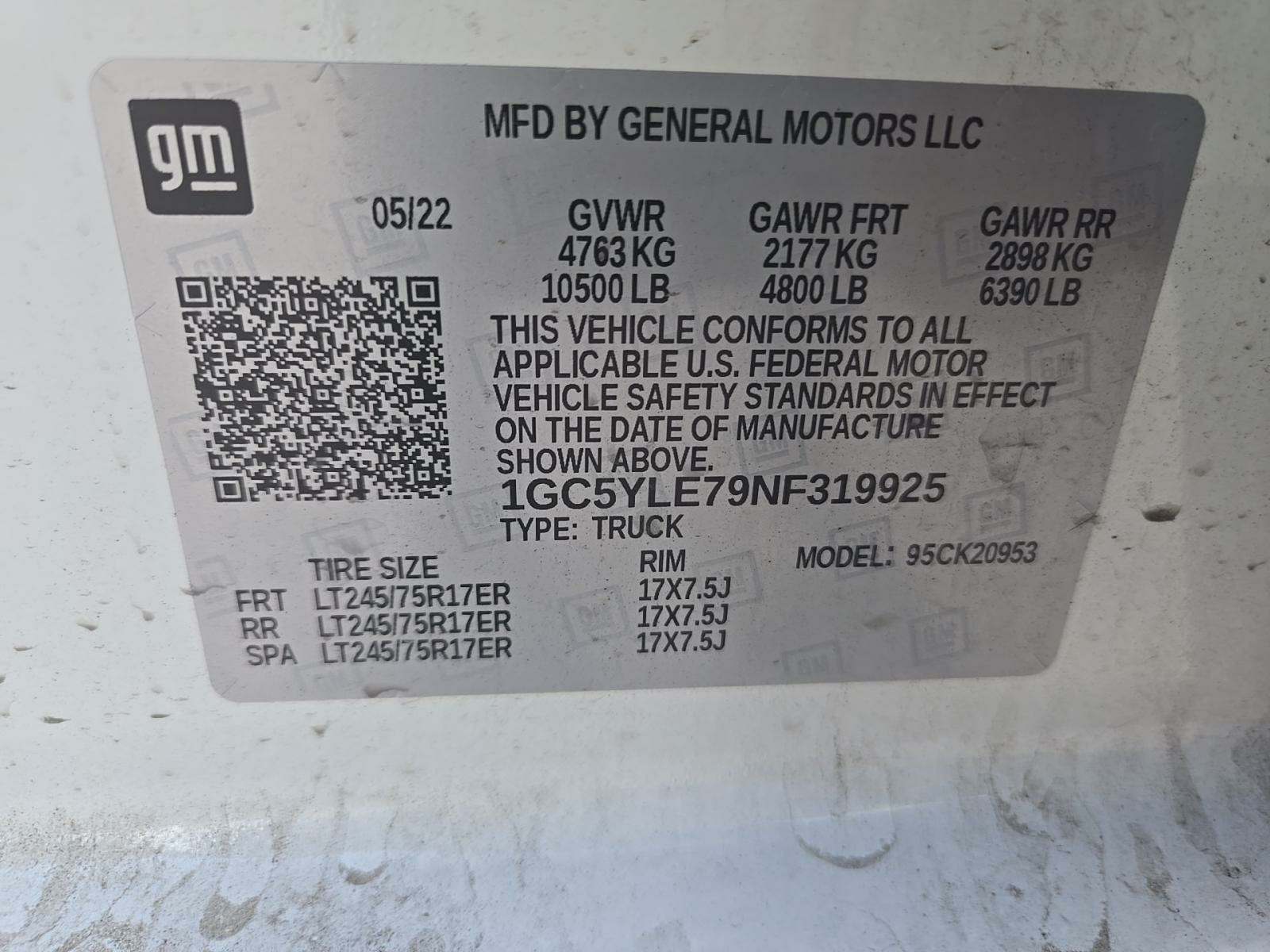 2022 Chevrolet Silverado 2500HD Work Truck AWD