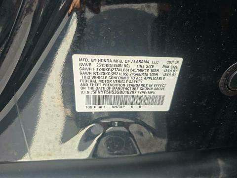 2016 Honda Pilot EX-L FWD