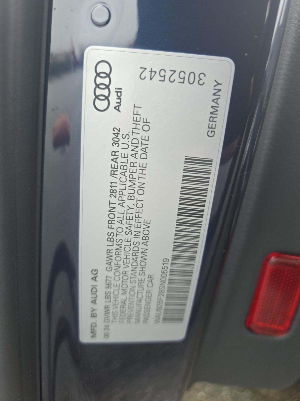 2025 Audi A6 Prestige AWD