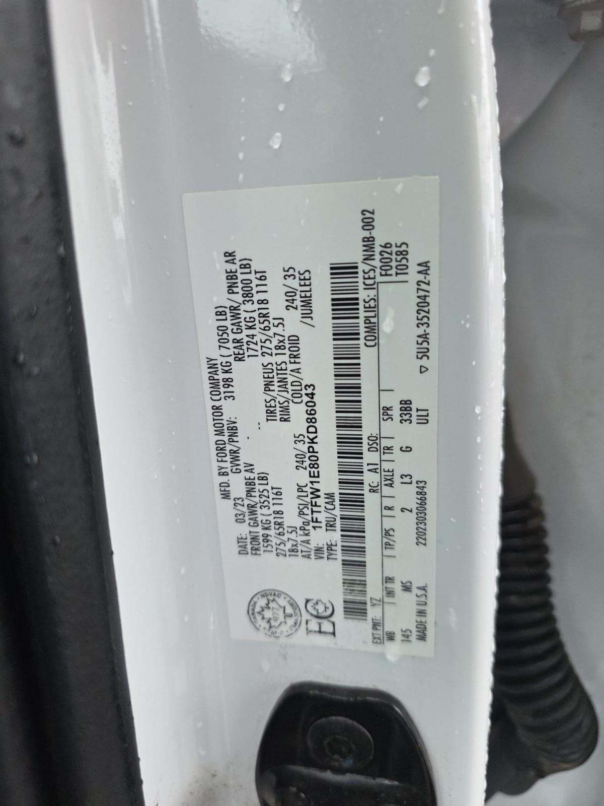 2023 Ford F-150 XLT AWD