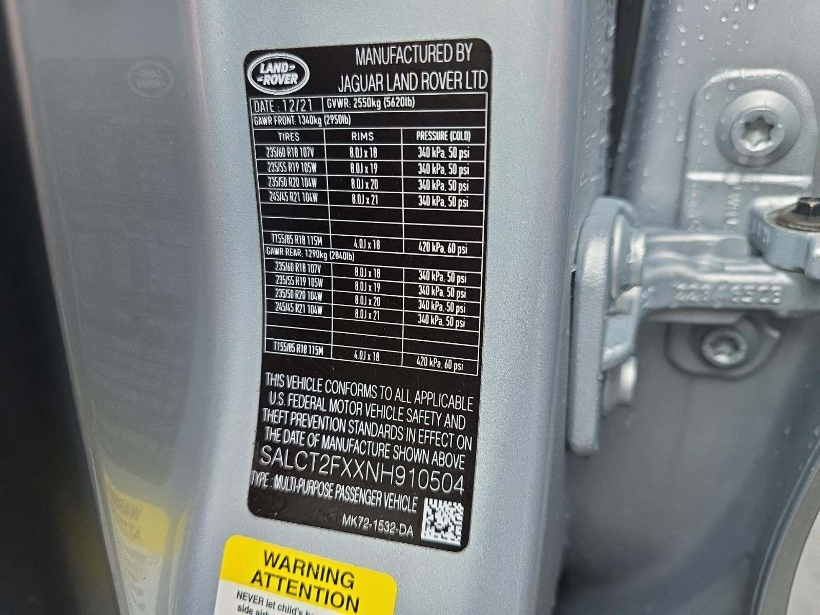 2022 Land Rover Discovery Sport S R-Dynamic AWD