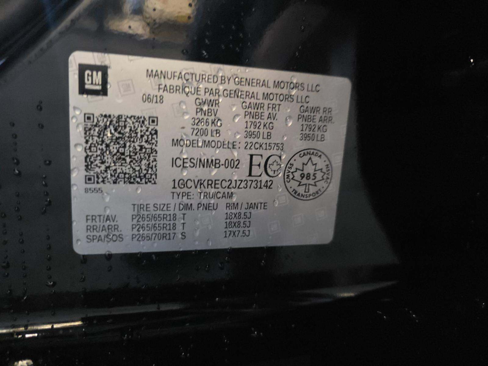 2018 Chevrolet Silverado 1500 LT Z71 AWD