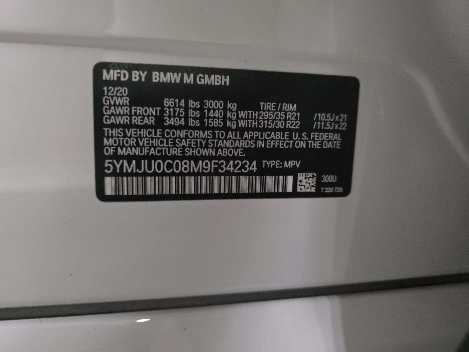 2021 BMW X5 M Base AWD
