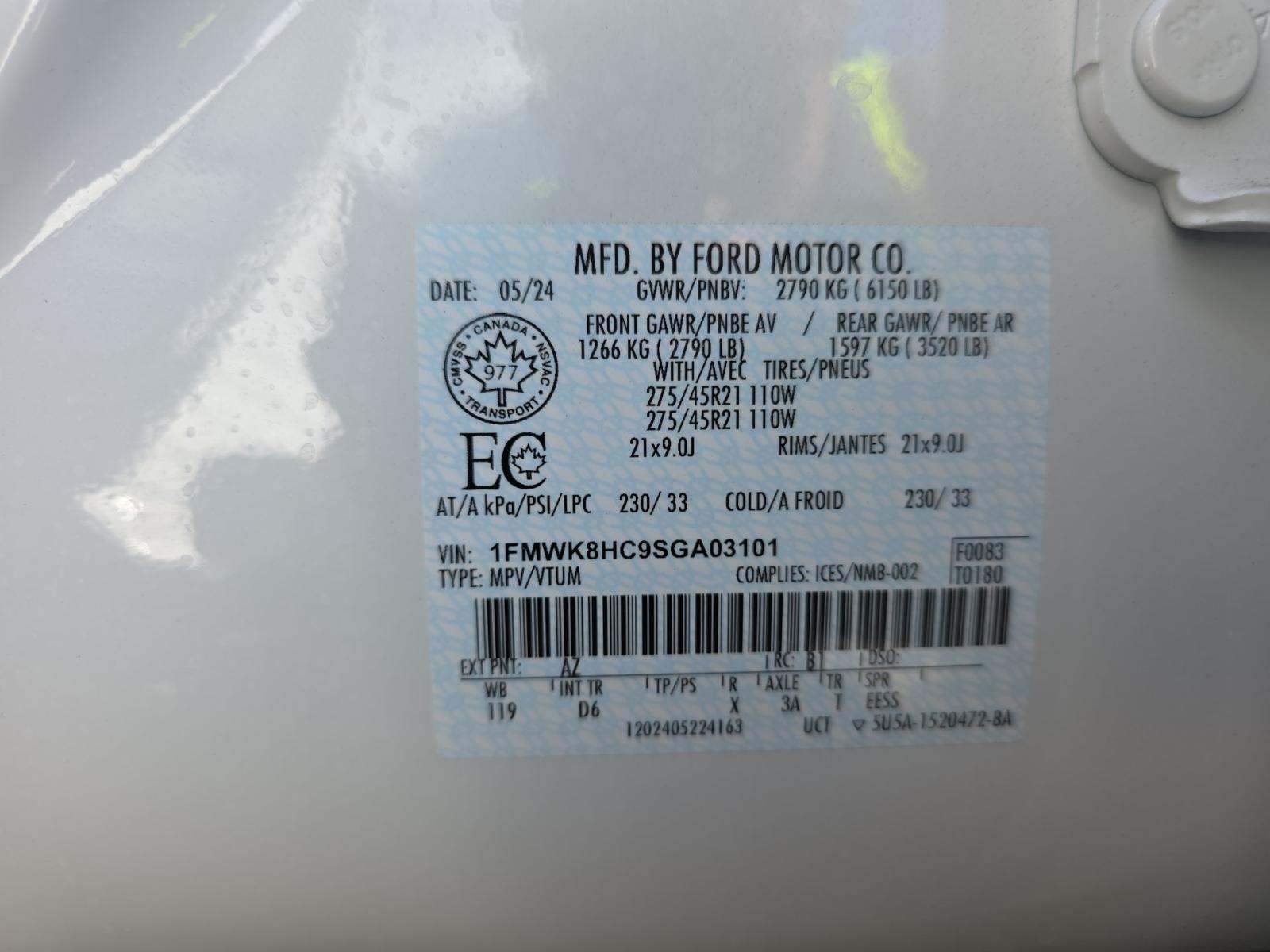 2025 Ford Explorer Platinum AWD