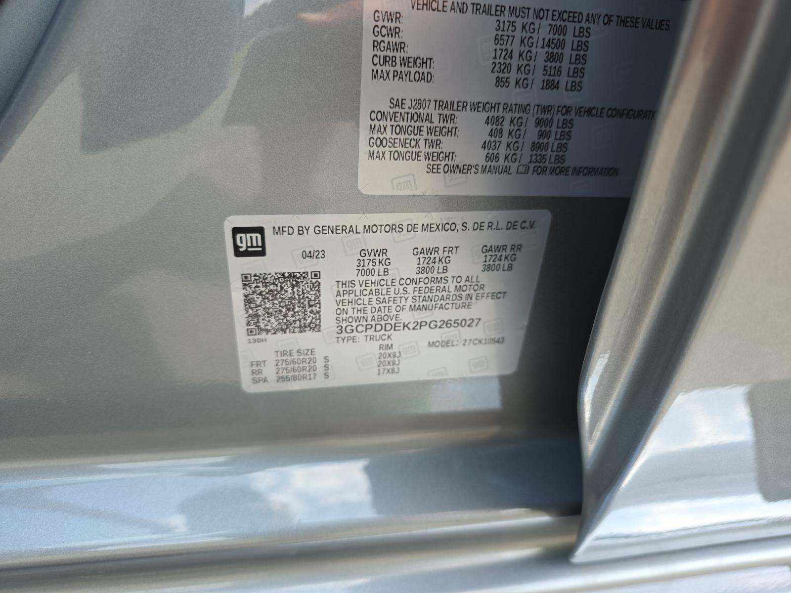 2023 Chevrolet Silverado 1500 LT AWD