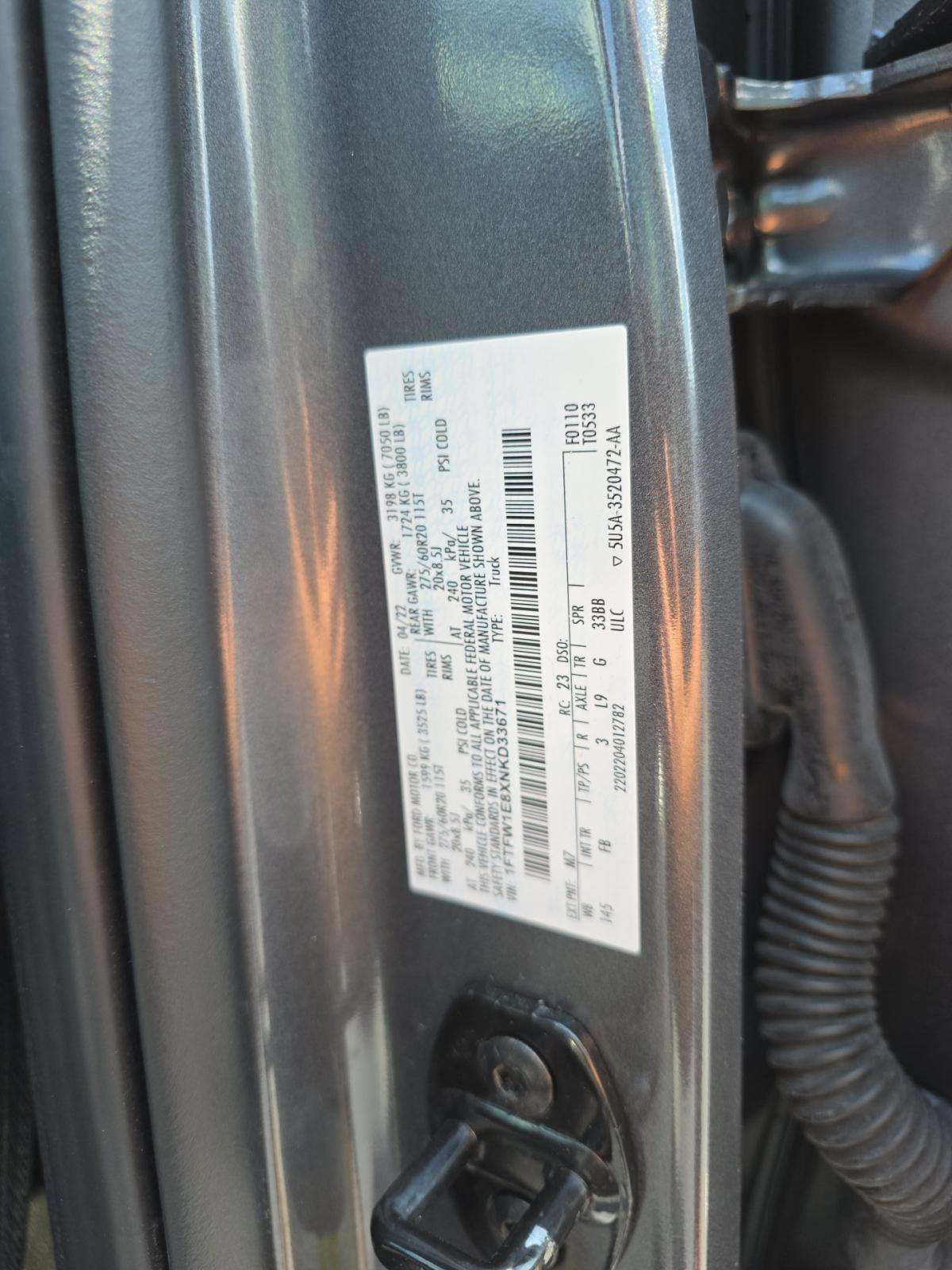 2022 Ford F-150 XLT AWD