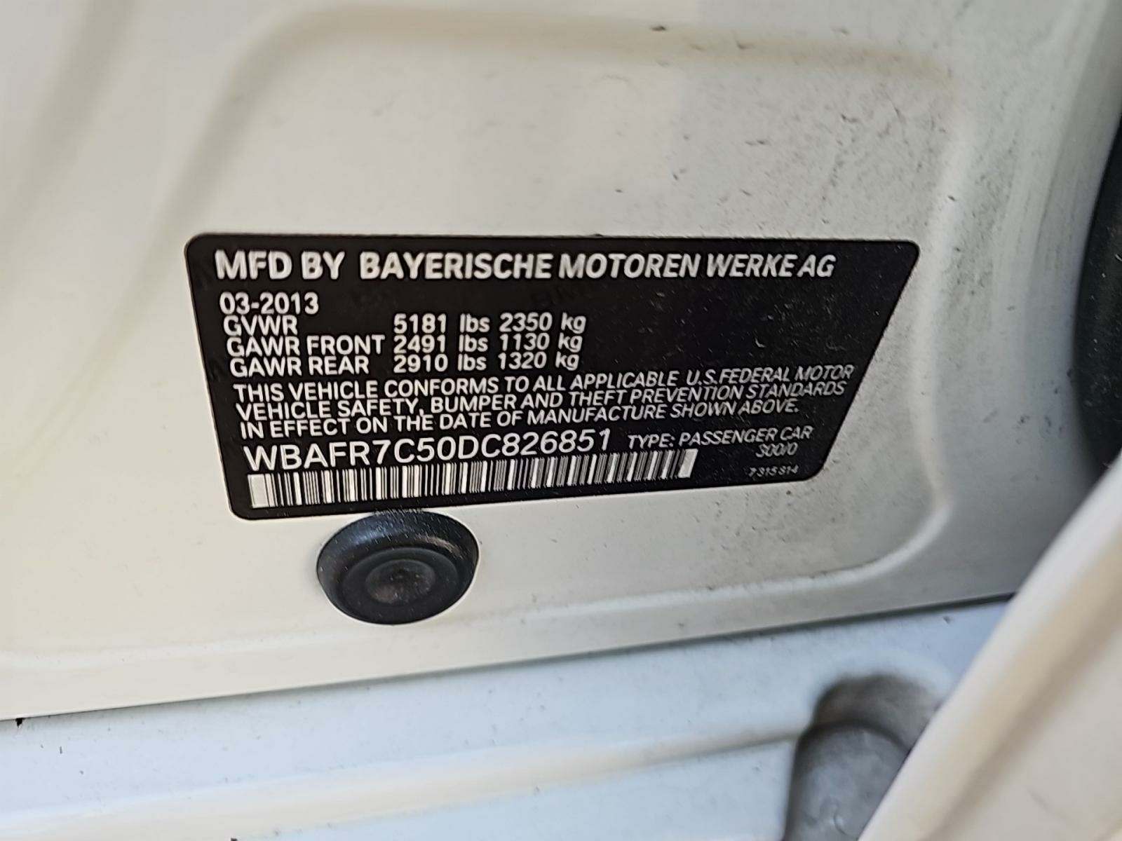 2013 BMW 5 Series 535i RWD