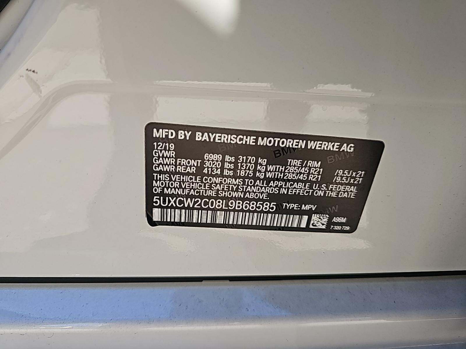 2020 BMW X7 xDrive40i AWD