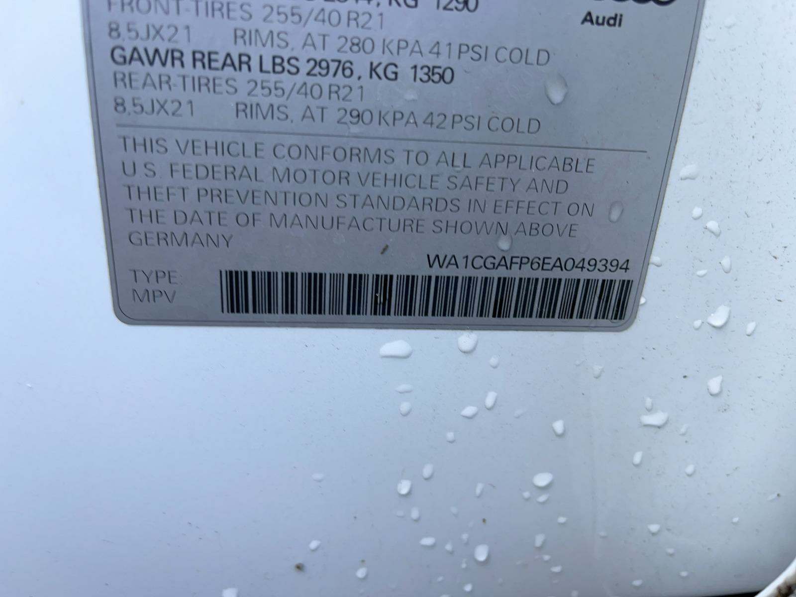 2014 Audi SQ5 Premium Plus AWD