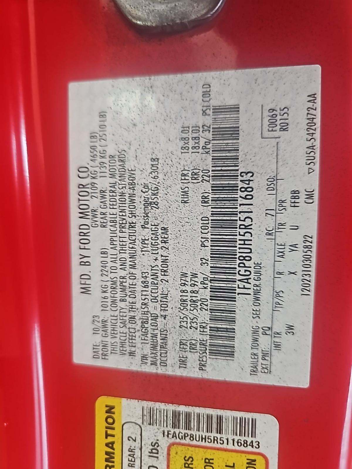 2024 Ford Mustang EcoBoost Premium RWD