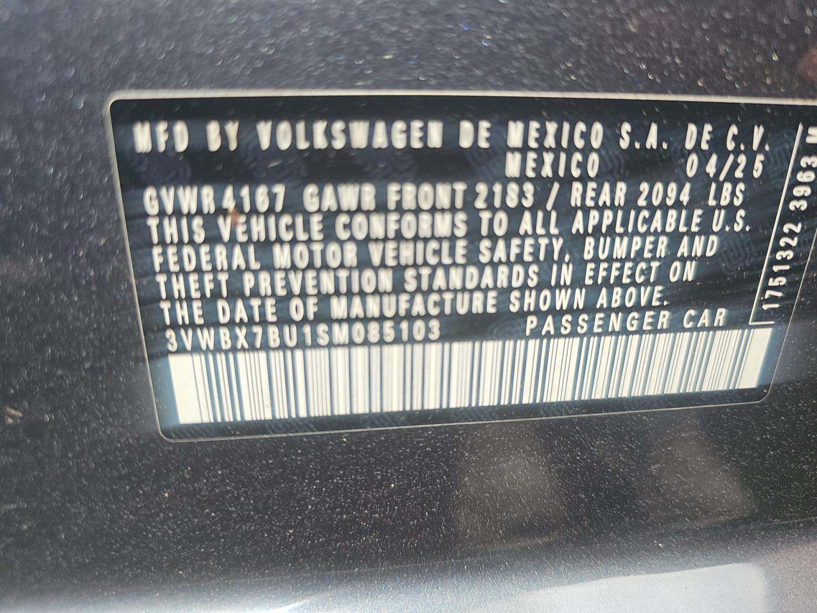 2025 Volkswagen Jetta 1.5T Sport FWD
