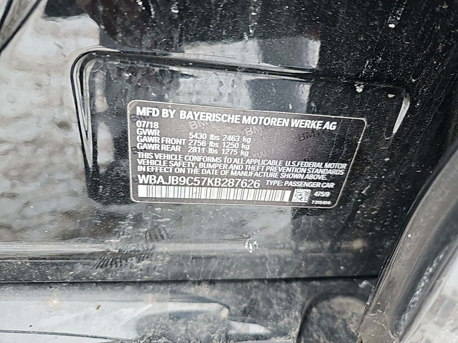 2019 BMW 5 Series M550i xDrive AWD