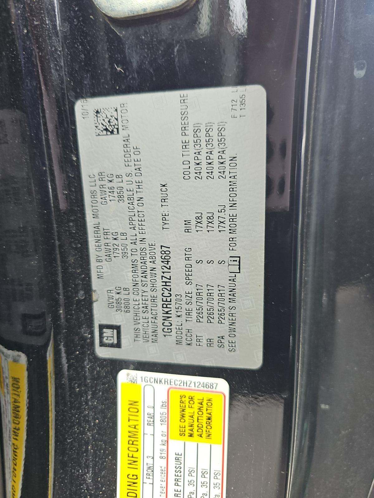 2017 Chevrolet Silverado 1500 LT AWD