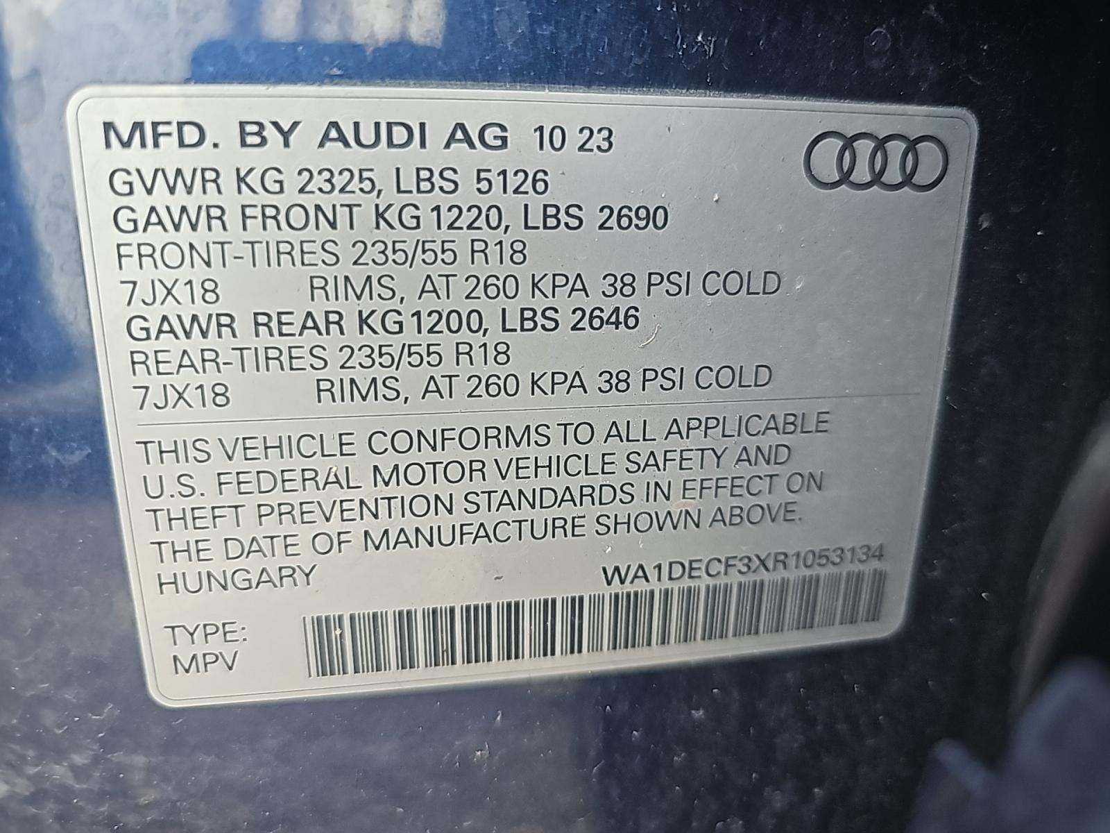 2024 Audi Q3 S line Premium AWD