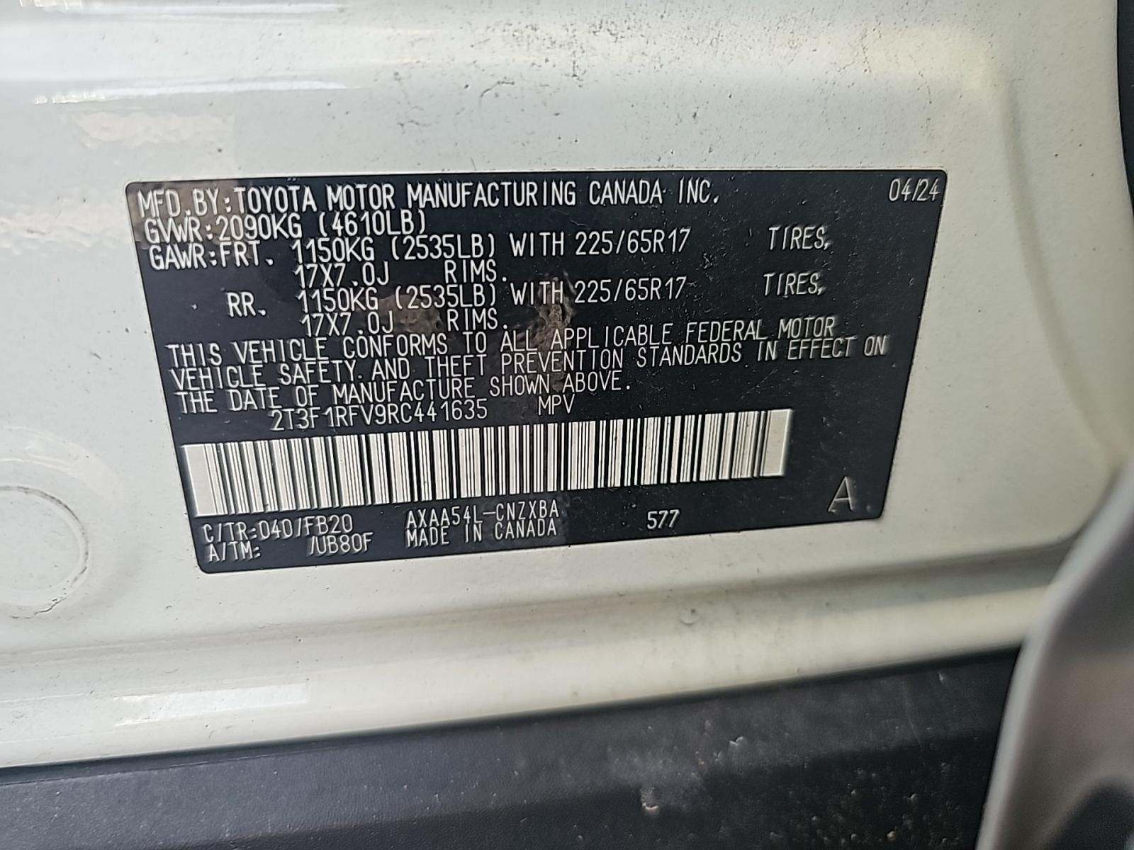 2024 Toyota RAV4 LE AWD